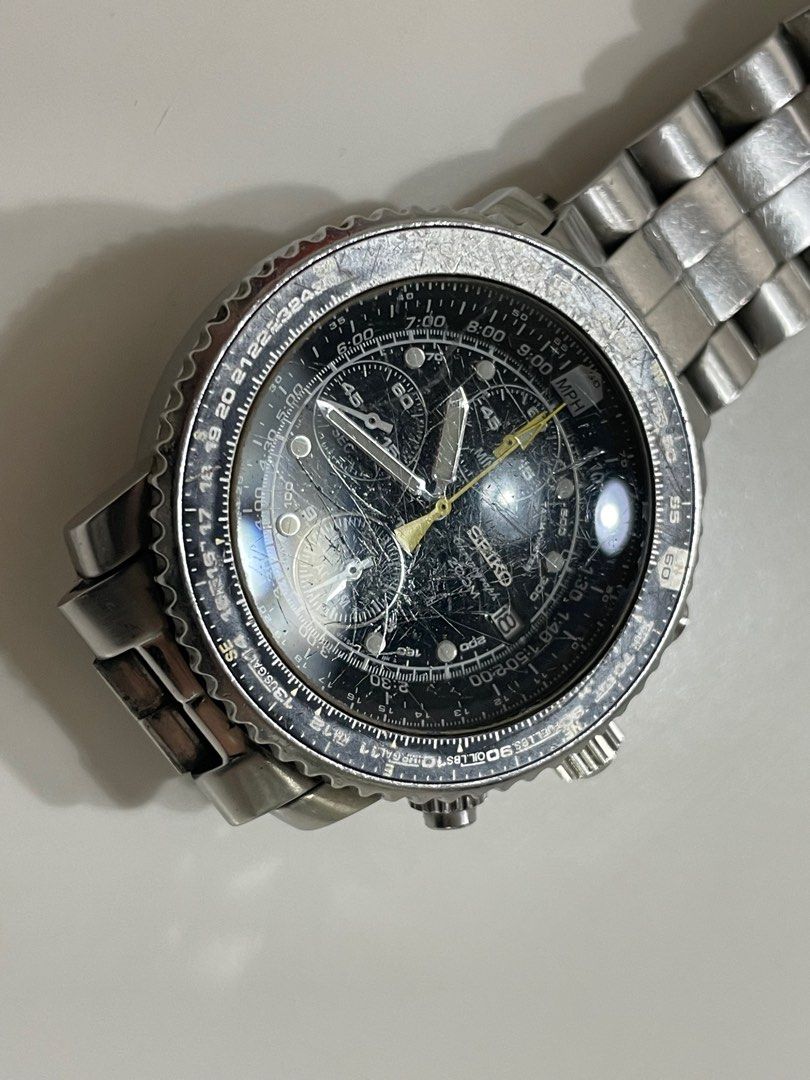 請看內容：Seiko 7T62-0EB0, 名牌, 手錶- Carousell