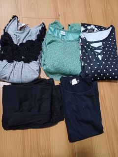 Set of 5 maternity clothes