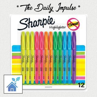 Sharpie Pocket Accent Highlighters Chisel-Tip (12 Pcs)