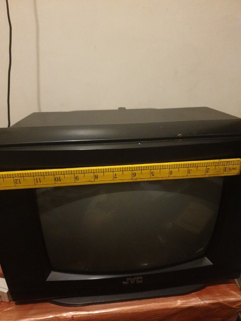 Small JVC TV (tv ONLY) (Category: TV) located in Taytay. Submitted by happyplantitas (Listing ID 1250007993, Image 2). Description: TV ONLY sold as is Kelangan bilhan ng antenna or digital box para makanood.