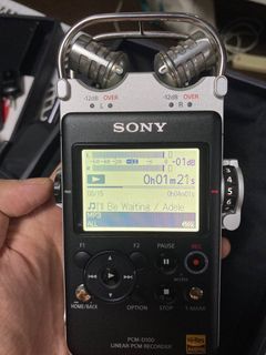 Sony PCM D100 Recorder and Music Player Audiophile not Zune Android Apple