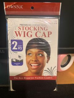 Stocking Wig Cap (1 pack Black)
