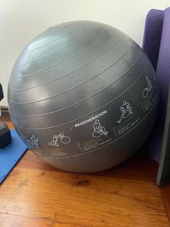 Stretching and exercising ball