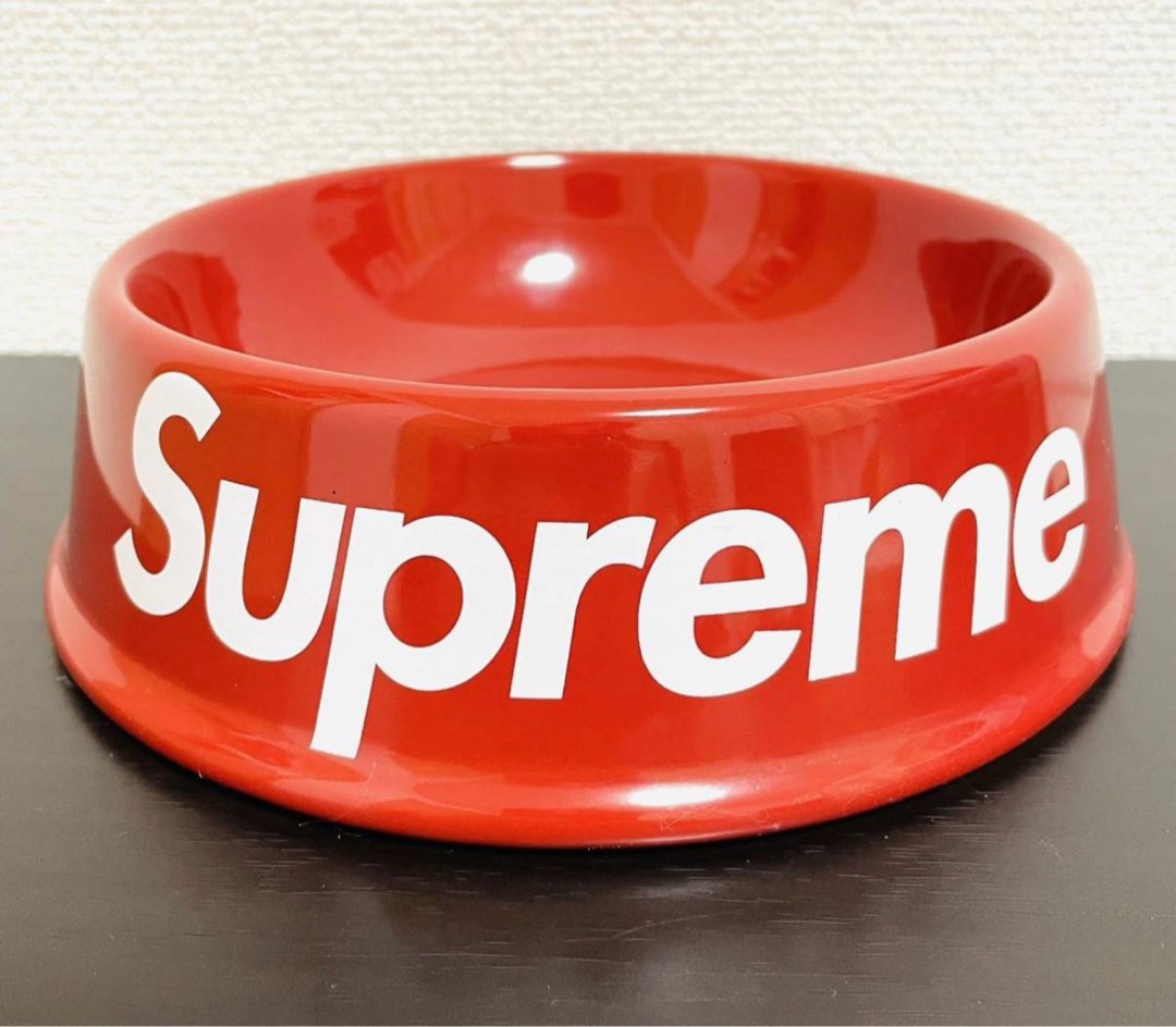 Dog ペット用品 美品 Supreme シュプリーム Dog Bowl Red ドッグ