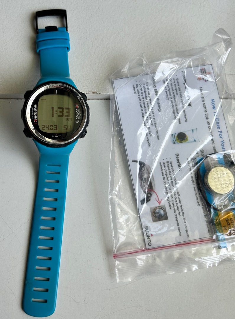dive watch suunto d4i novo lime