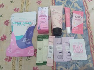 FLASH SALE ❗TAKE ALL SKINCARE BODYCARE THE FACE SHOP RICE WATER BRIGHT KOREAN CLEANSER, SEREESE PORELESS WHITE GLOW SERUM,  POND'S  DAY CREAM WITH FREE JUJUGLOW CLOUD BRIGHTENING SOAP & OTHER FREEBIES