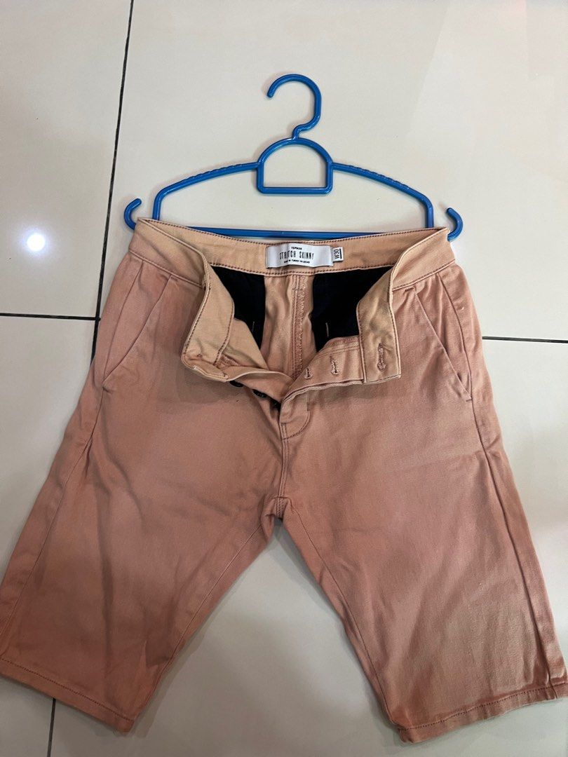 Topman stretch skinny shorts on sale