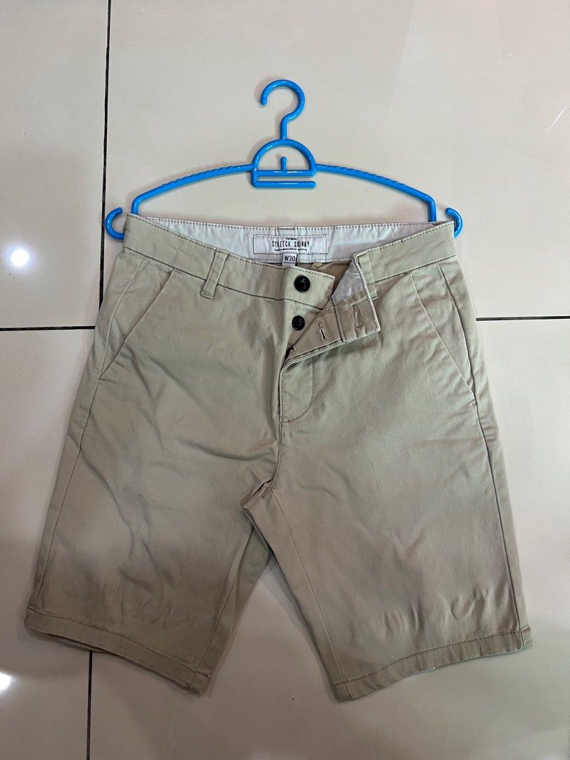 Topman Shorts Stretch Skinny Men s Fashion Bottoms Shorts on Carousell