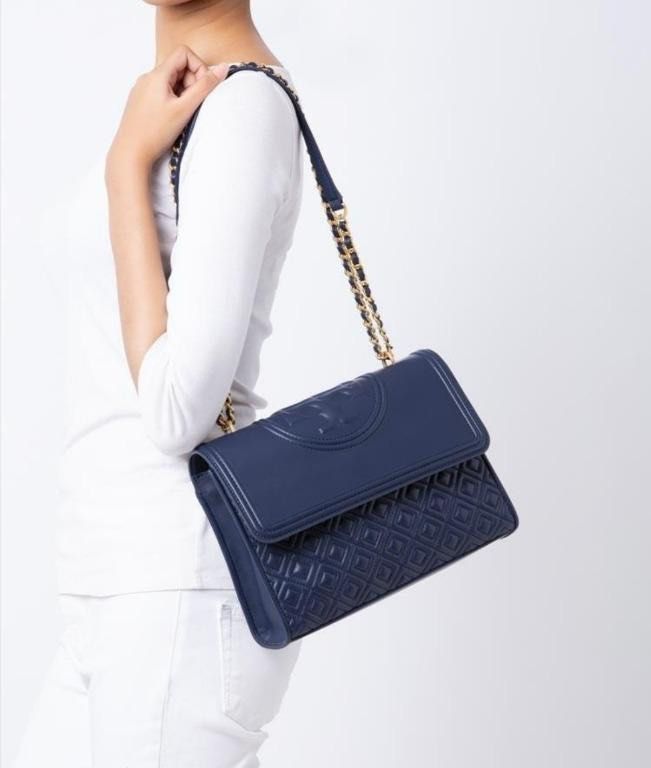 Tory burch fleming navy discount