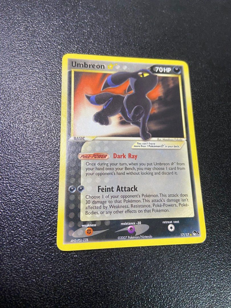 Umbreon Gold Star 17/17 POP Series 5 2007 Pokmon Card, Hobbies & Toys, Toys & Games on Carousell Umbreon Gold Star 17/17 POP Series 5 2007 Pokmon Card, Hobbies & Toys, Toys & Games on Carousell
