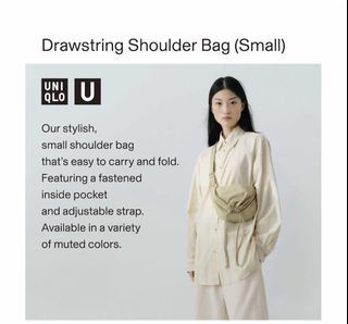 Uniqlo Drawstring Shoulder Bag S/L