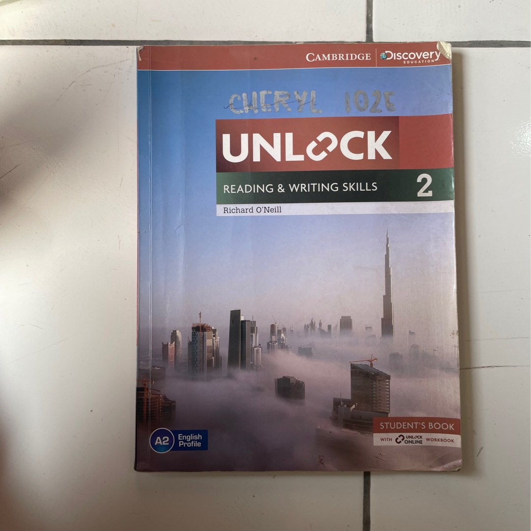 unlock reading and writing skills 2, Buku & Alat Tulis, Buku Pelajaran