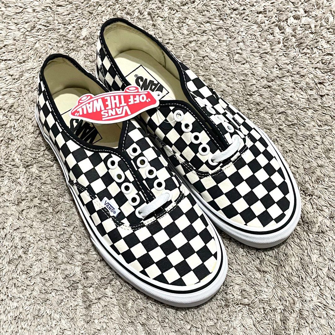 Vans Authentic Classic Golden Coast Checkerboard Black White size 41 Original 100