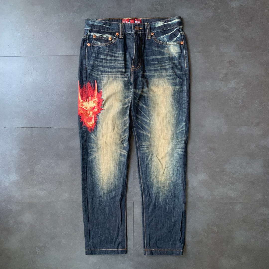 Denim Nichi Faded Vintage Flare-Pants – ARCANA ARCHIVE