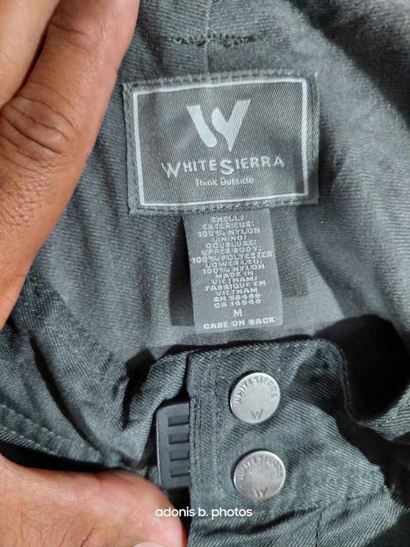 B1 WHITE SIERRA SNOW PANTS SIZE W33 l43 Men s Fashion Bottoms Jeans on Carousell