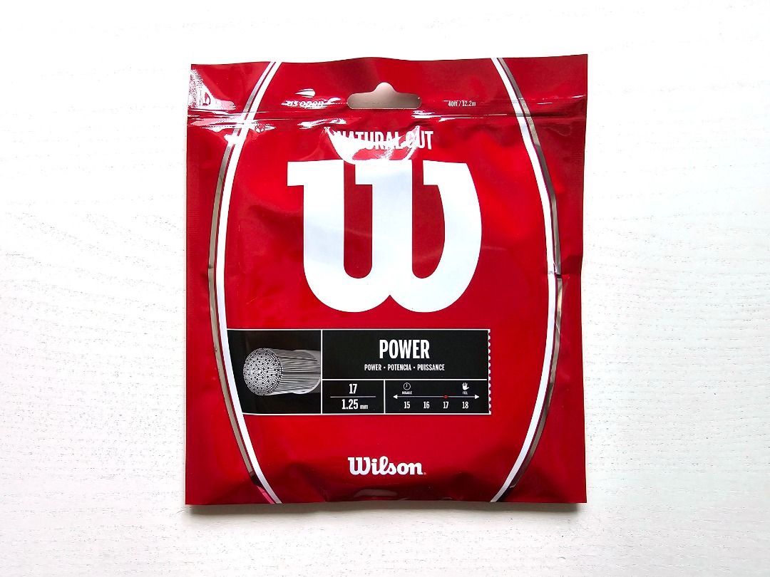 Wilson Natural Gut Tennis String 網球線, 17g, 1.25mm. (不議價