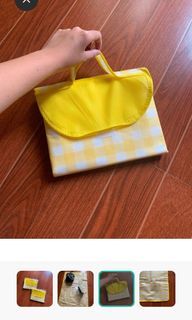 Yellow picnic mat