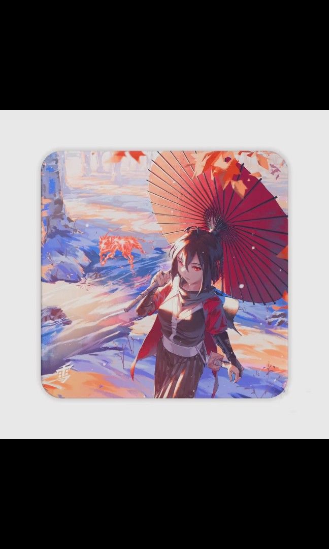 Yuki aim 2023 glass Mouse Pad drop 2, Computers & Tech, Parts