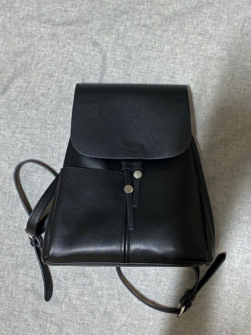 ZARA BACKPACK WITH FOLDOVER FLAP
