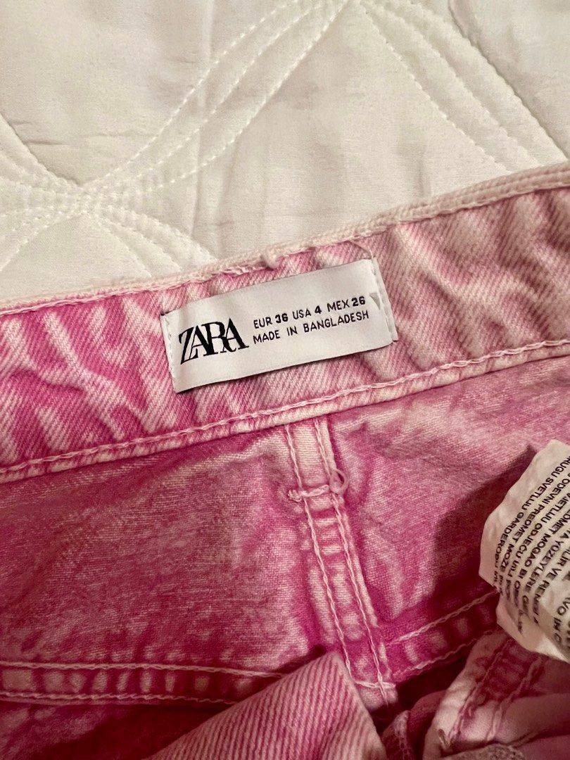 Zara Pink High Waisted Cut-offs (Category: Shorts) located in Makati City. Submitted by daysoftheriver1122 (Listing ID 1294809207, Image 3). Description: Step into summer with these adorable pink Zara high-waisted cut-offs! Like new and ready to make a statement. Pair them with your favorite top for a fun and flirty look..