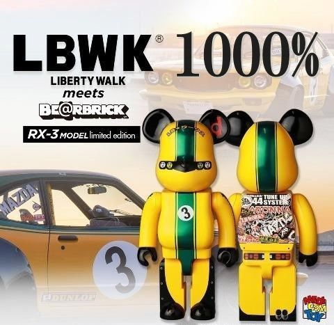 1000% RX-3 LBWK Liberty Walk bearbrick be@rbrick, Hobbies & Toys, Toys ...