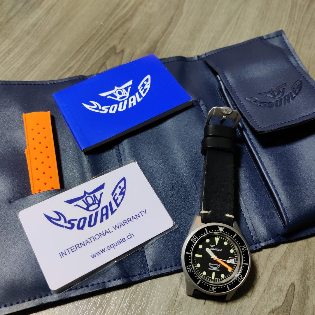 Squale 50 atmos black opaco super matte shop