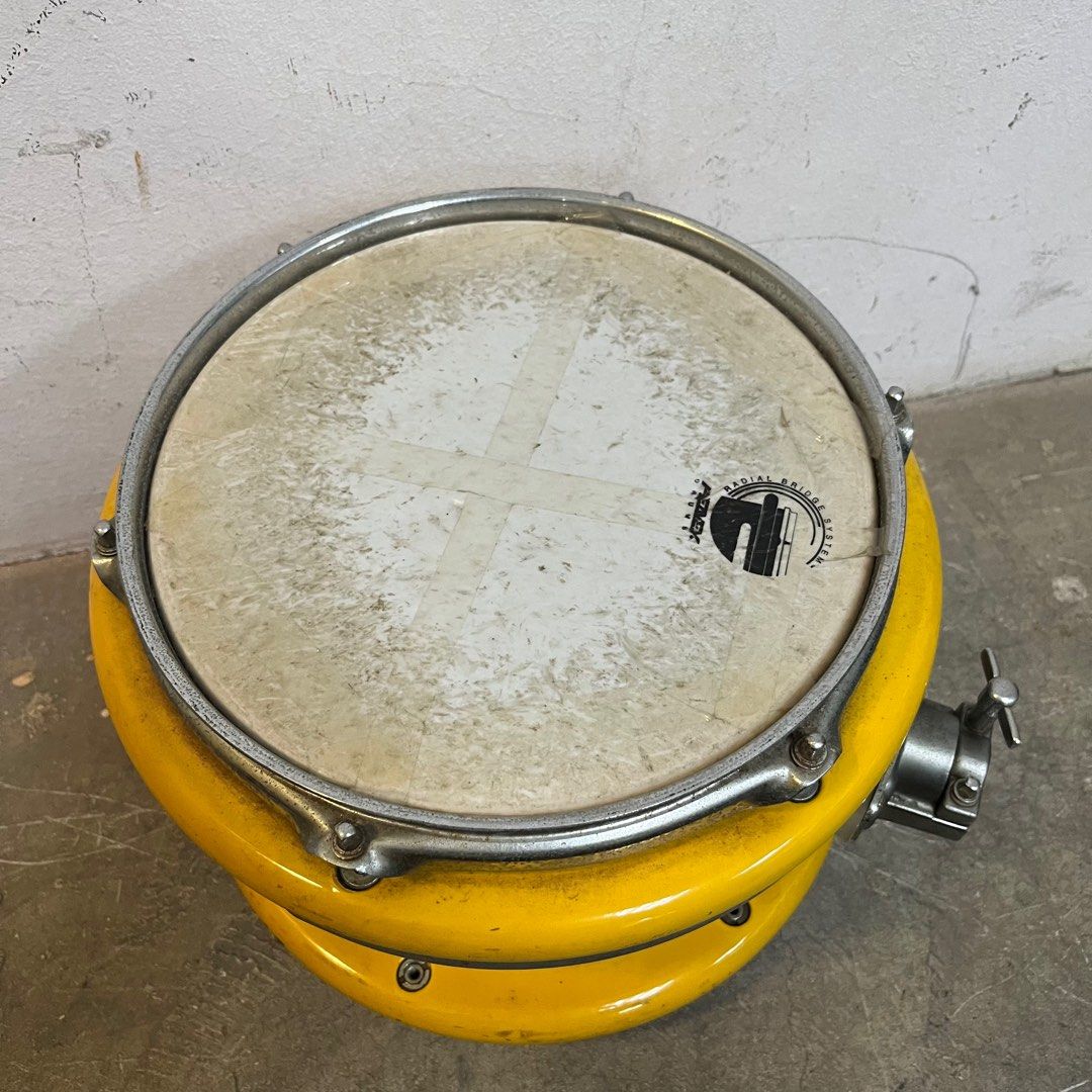 1994 Peavey RBS1 10” x 9” Drum Gloss Yellow, Hobbies & Toys, Music