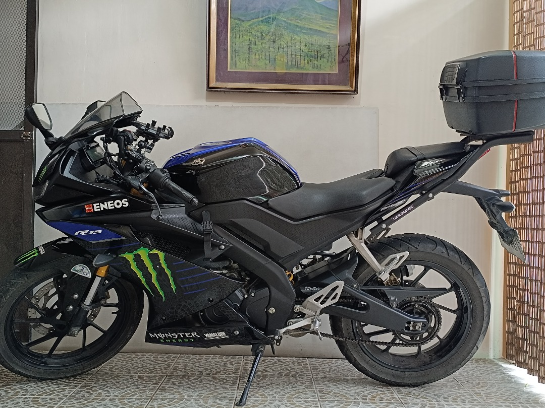 2020 R15 V3 Monster Edition (Black/Blue Color), Motorbikes, Motorbikes ...