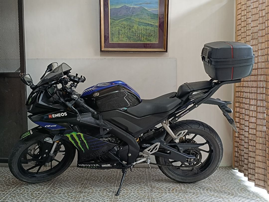 2020 R15 V3 Monster Edition (Black/Blue Color), Motorbikes, Motorbikes ...