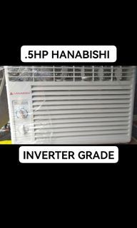 2NDHAND AIRCON .5HP HANABISHI INVERTER GRADE ENERGY SAVER