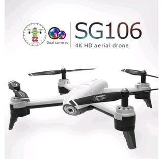 3lSG106 Drones With Camera HD 4K Dual Camera Optical
Flow WiFi Video Helicopter RC Quadcopter