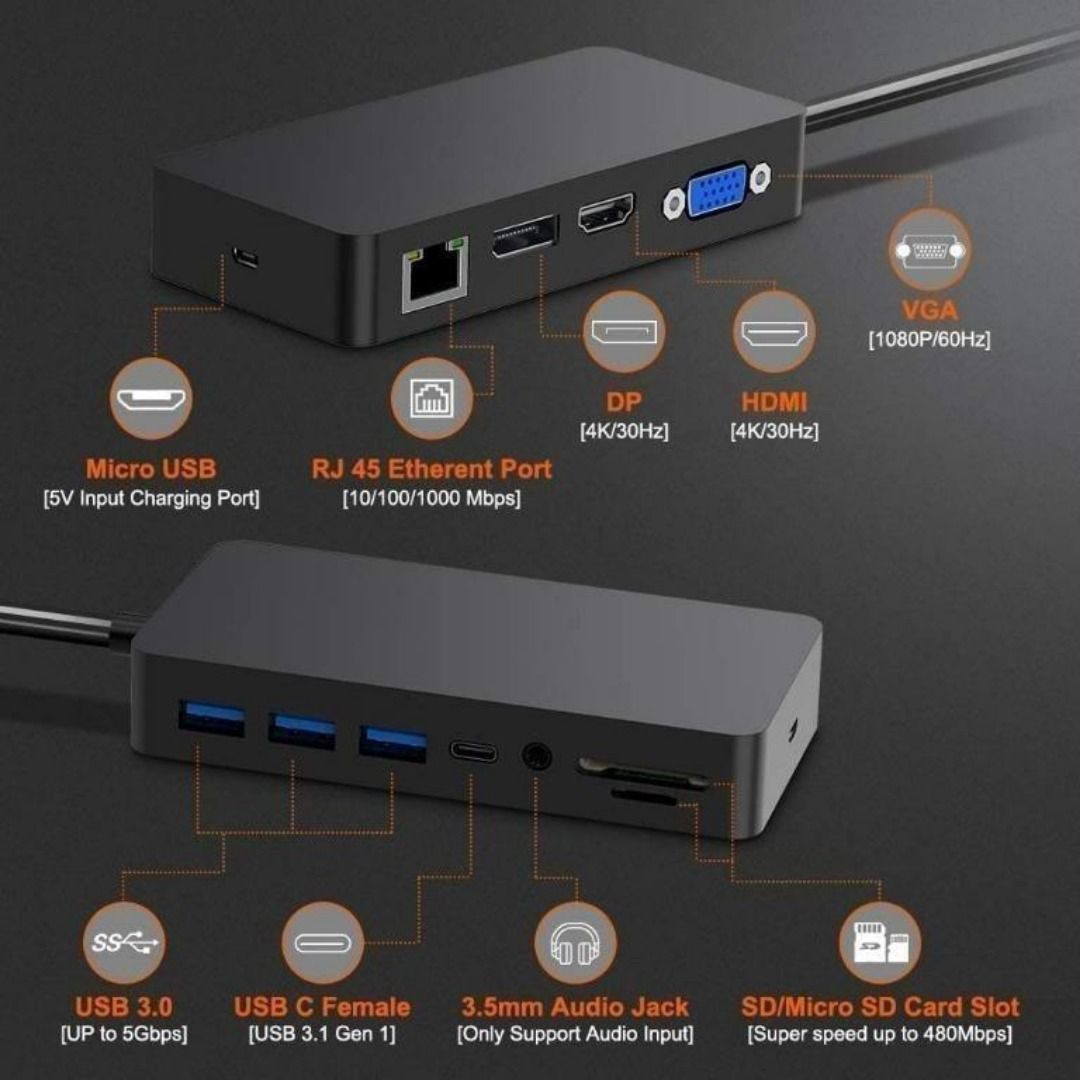(642) Surface Laptop Dock for Surface Laptop 1 Laptop 2 USB Hub Docking ...