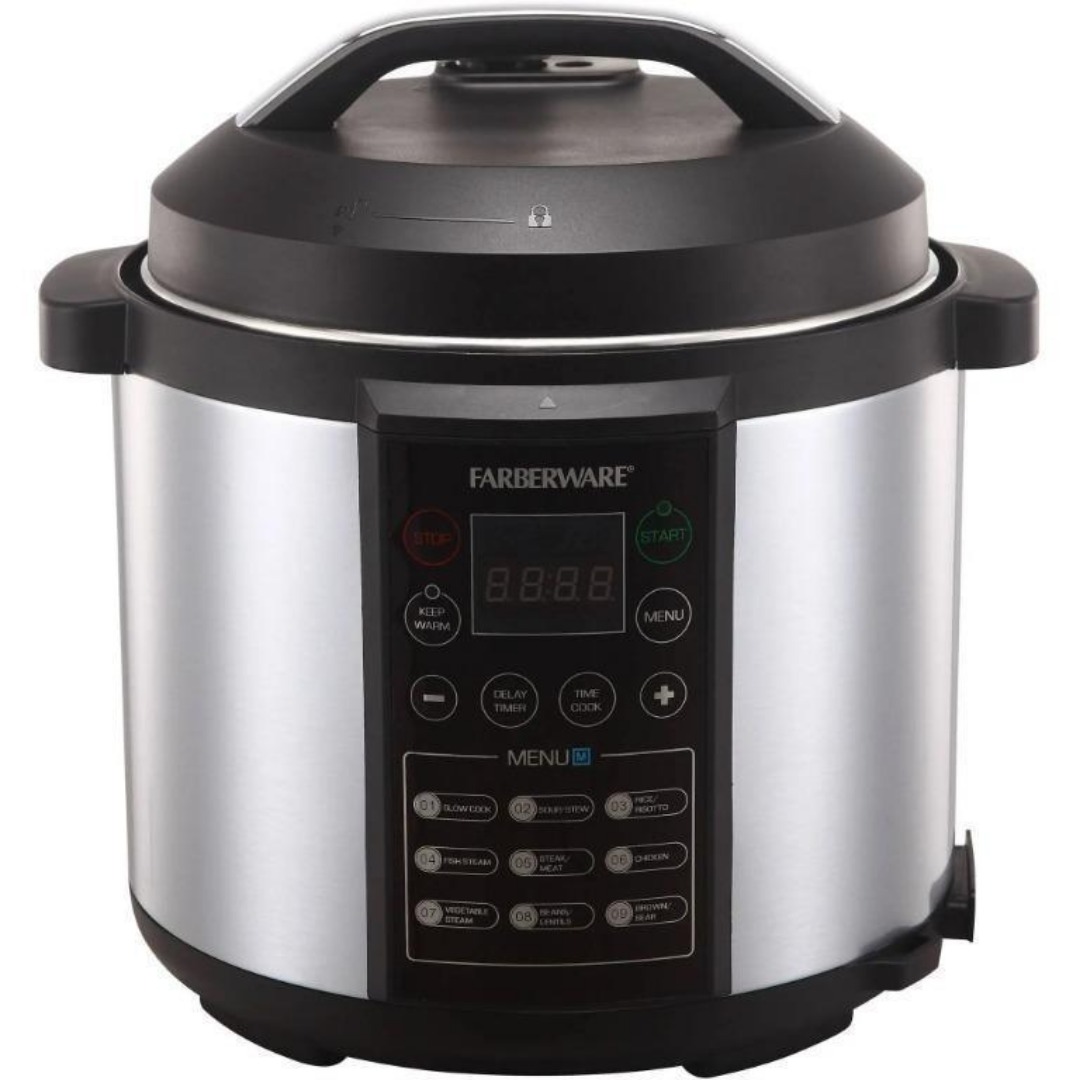 785 110V Rating US Plug Farberware 7 1 Programmable Pressure Cooker Model Number WM CS6004W IN STOCK TV Home Appliances Kitchen Appliances Cookers on Carousell