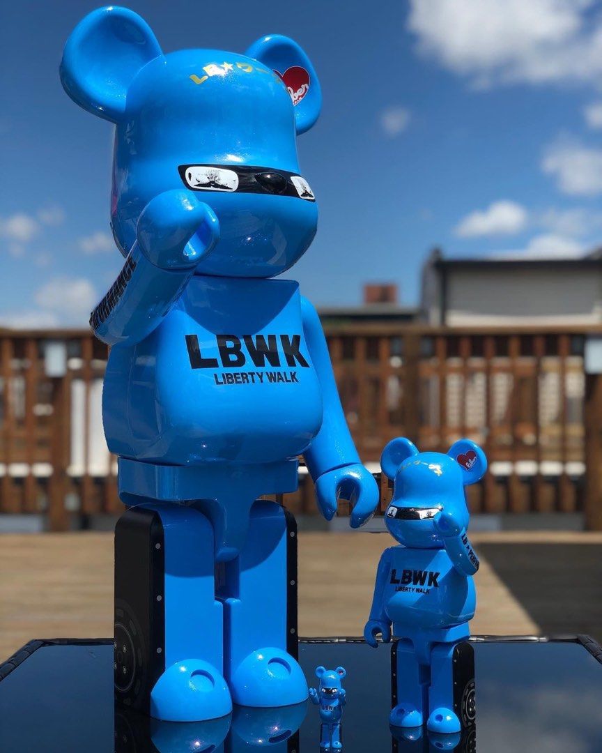 清貨特價Bearbrick 1000% 400% 100% set LBWK Liberty Walk Ribaken