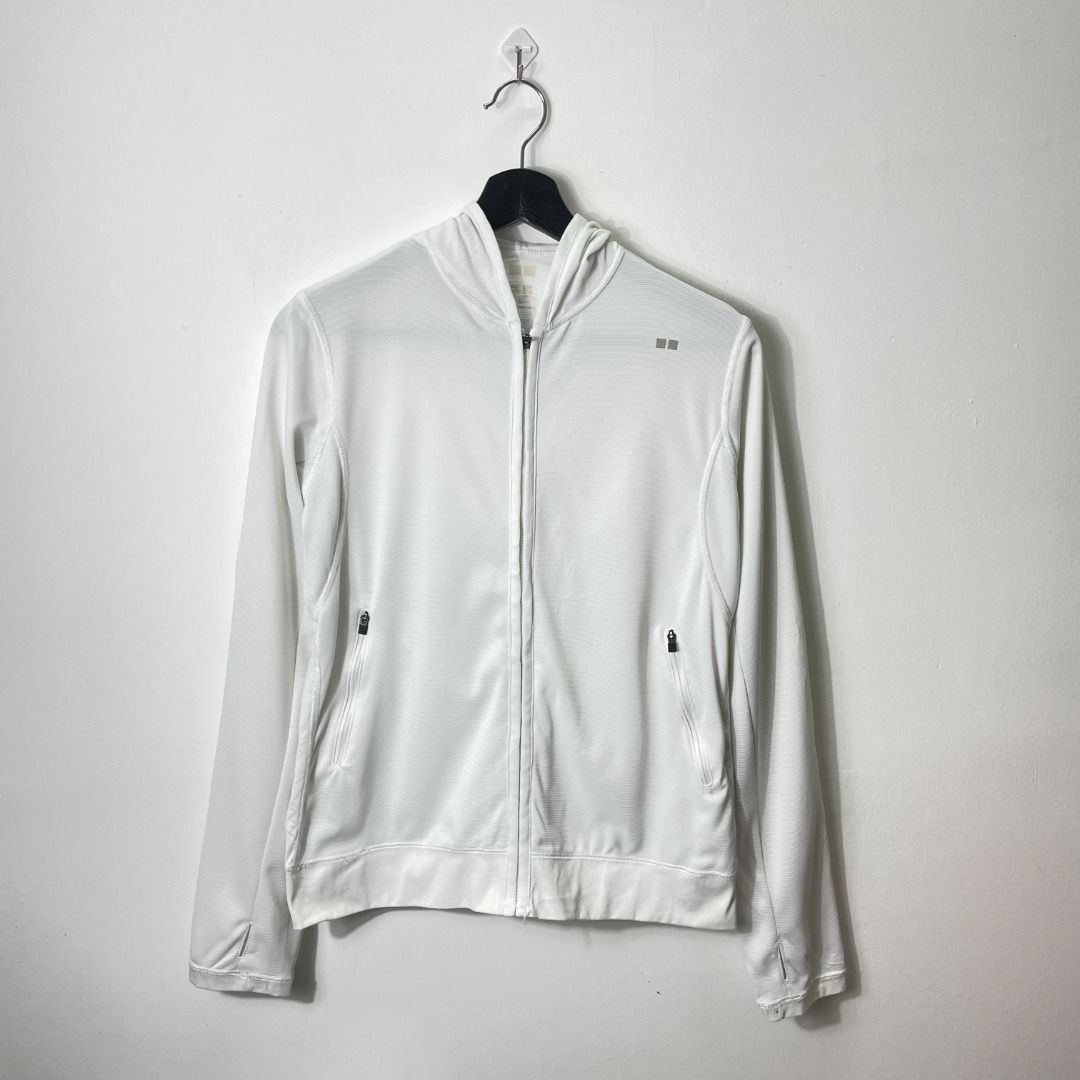 ⭐ SALE ⭐ [M] UNIQLO AIRism UV Protection Mesh Full-Zip Long Sleeve Hoodie  JACKET ZIPPER WHITE COLOR SPORT JAPAN OUTDOOR WOMEN SIZE FASHION  STRETCHABLE, Women's Fashion, Coats, Jackets and Outerwear on Carousell