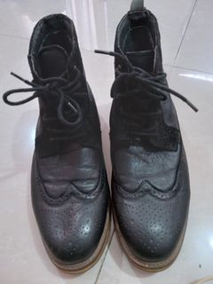 ALDO  Men's Black Leather Boots Size 11