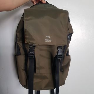 Anello new backpack with flap large army green