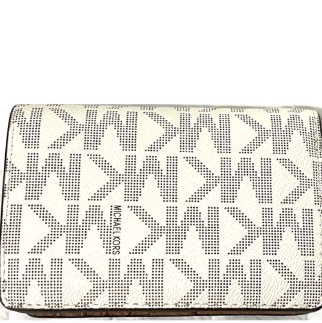 Medium logo slim wallet michael kors outlet