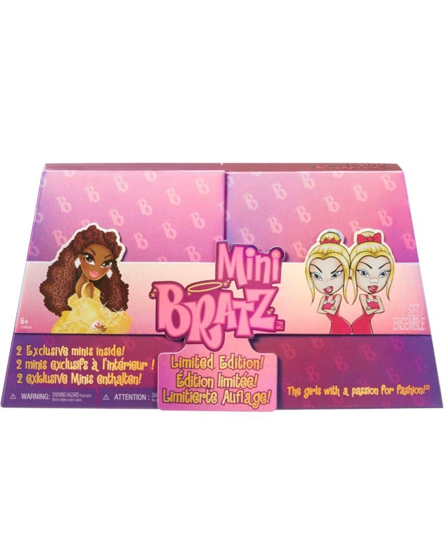 Bratz Minis (Category: Kids Toys) located in Taguig. Submitted by pixiewhimsy (Listing ID 1294963422, Image 1). Description: Mini Bratz Felicia and Tweevils.