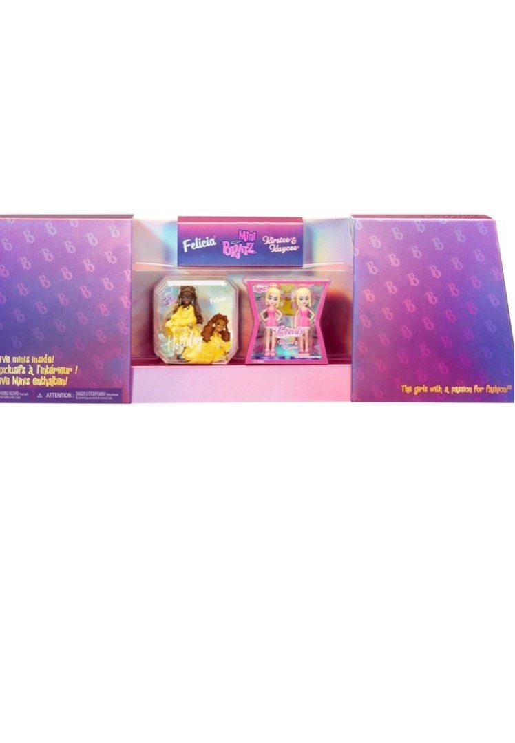 Bratz Minis (Category: Kids Toys) located in Taguig. Submitted by pixiewhimsy (Listing ID 1294963422, Image 2). Description: Mini Bratz Felicia and Tweevils.