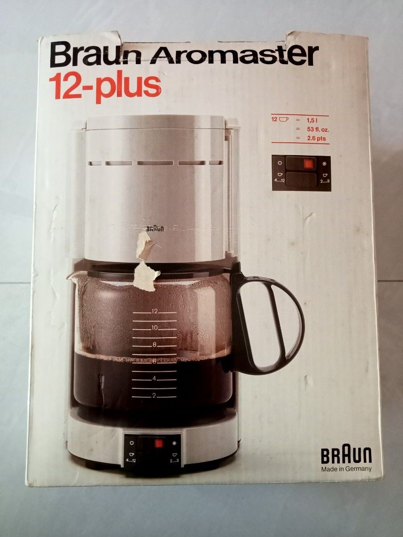 Braun Aromaster 12-plus Coffee Maker (Made in Germany), TV & Home  Appliances, Kitchen Appliances, Coffee Machines & Makers on Carousell