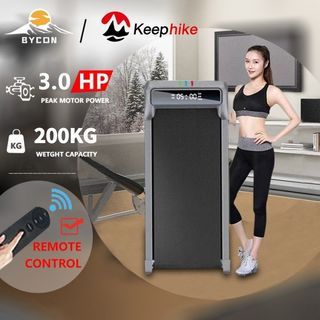 BYCON 3.0HP flat treadmill,Electric Flat Walking Treadmill，1-6KM/H electric treadmill mini quiet walk pad walking Machine,electric treadmill,  home threadmill 【COD+Same day delivery】