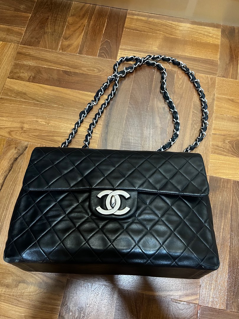 Chanel Jumbo Single Flap Lambskin Vintage Luxury Bags Wallets on Carousell