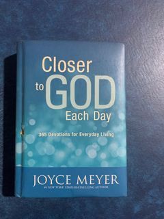 Closer to God each day devotional by Joyce Meyer