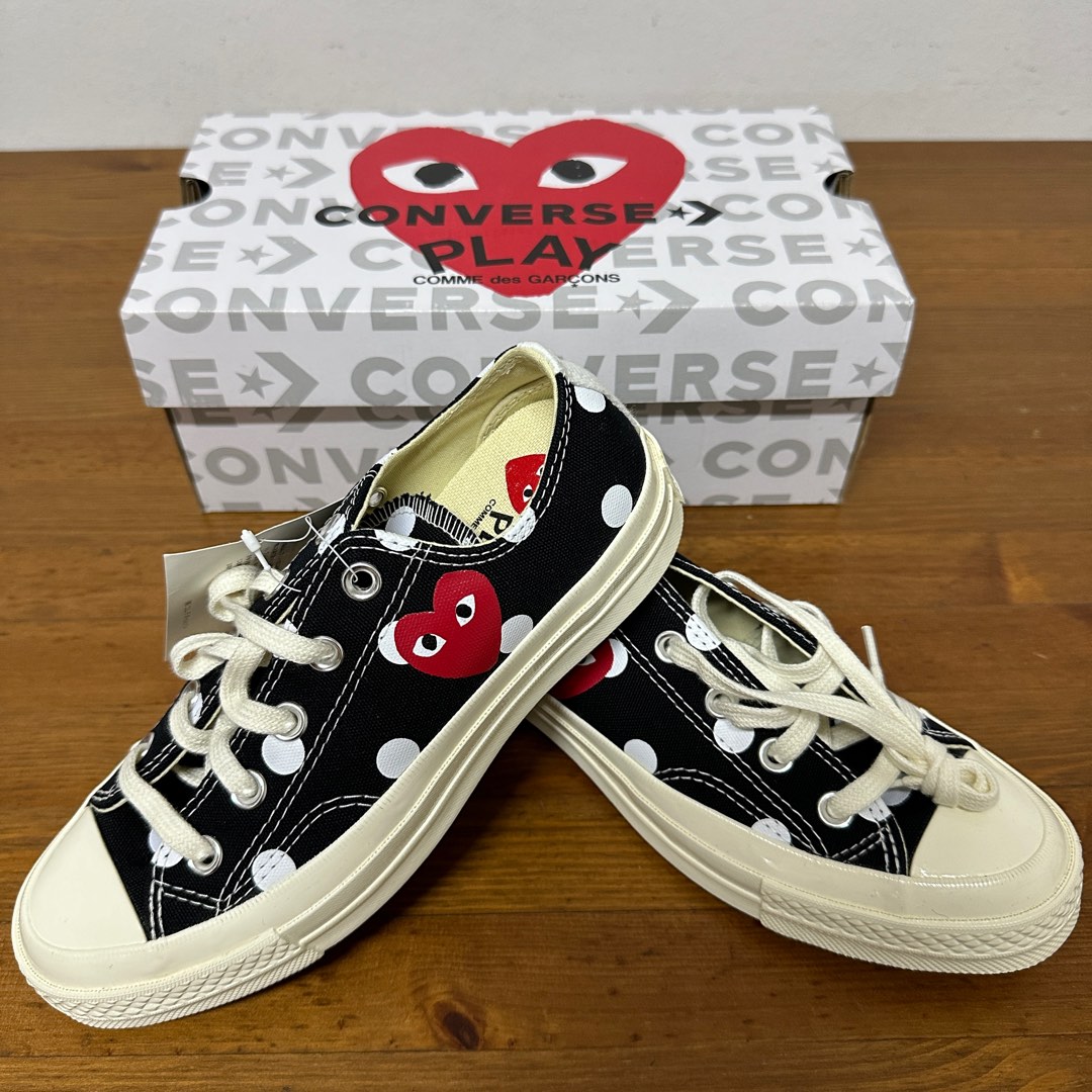 Cdg converse small heart on sale