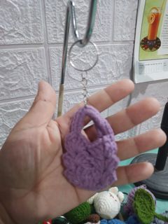 Crochet keychain