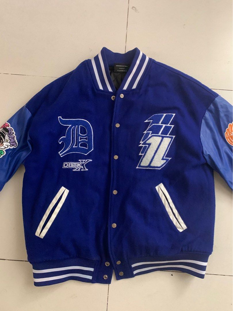 DBTK x Manila Grey - Varsity Jacket (Category: Activewear) located in Manila. Submitted by sewerfckinrat (Listing ID 1294884717, Image 1). Description: used a couple of times for gigs and shoots dm for inquiries and more boxy fit .