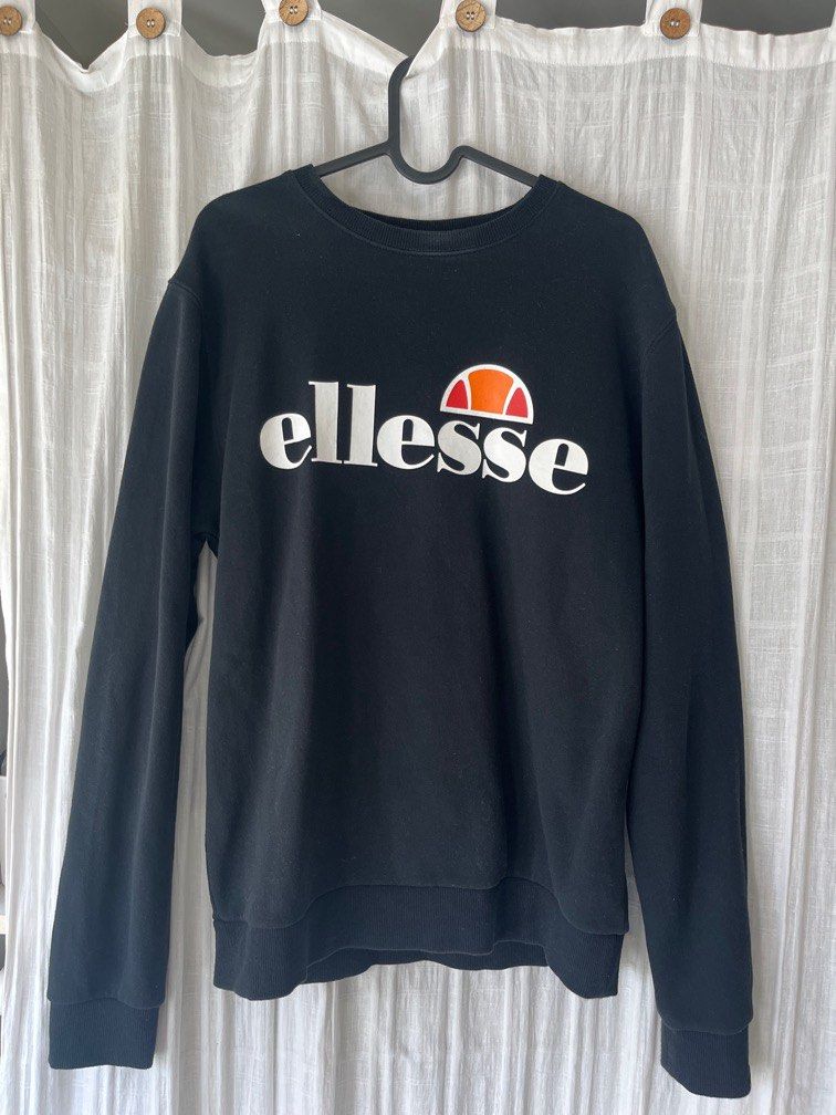 Ellesse black crew neck sweater