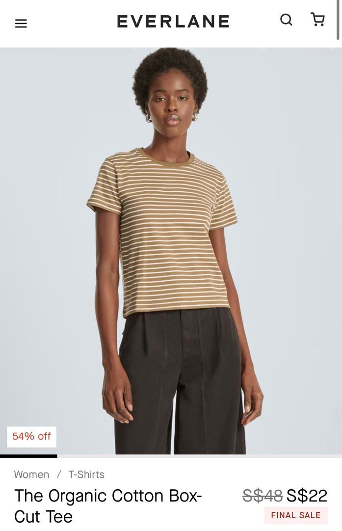 Everlane box cut tee dress on sale