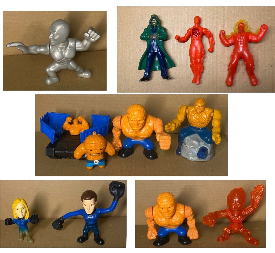 Fantastic four fast food toys McDonald s KFC Burger King Hobbies Toys Toys Games on Carousell